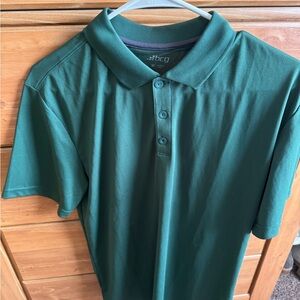 bcg Dark Green Short-Sleeve Polo Shirt